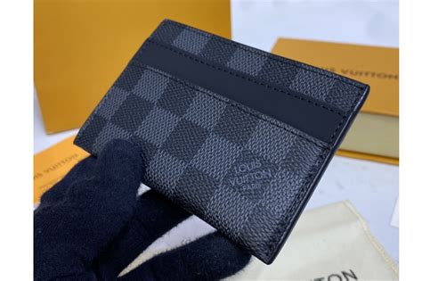 louis vuitton damier graphite card holder replica|Wallets For Men .